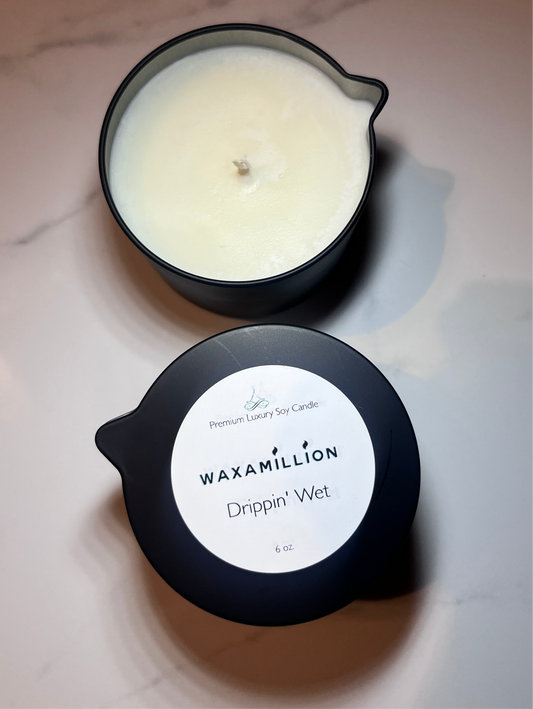 Drippin’ Wet Massage Oil Candle -Midnight 6oz